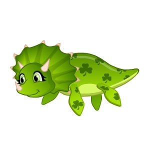 Shamrock Triceratops